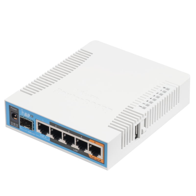 Роутер бездротовий MikroTik hAP ac (RB962UiGS-5HacT2HnT)